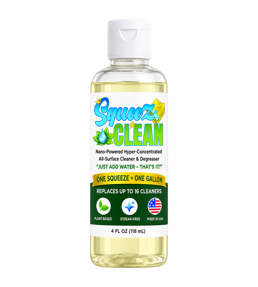 Squeez Clean All-Purpose Cleaner & Degreaser – 4 fl oz Concentrate